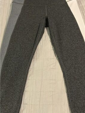 Athleta Heather Charcoal Gray Leggings